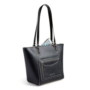 NWT Vera Bradley Small Ella Tote Bag in Black